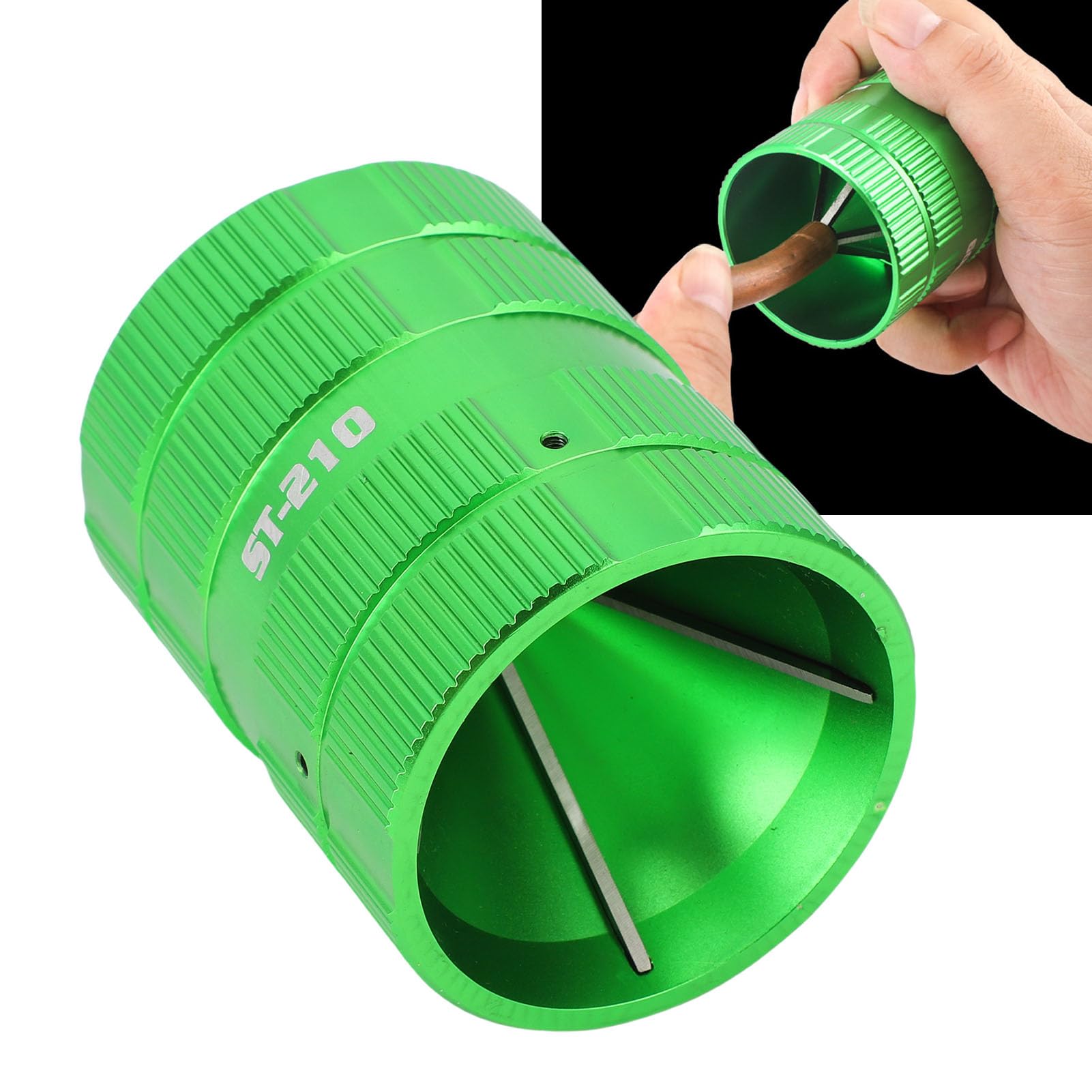 Hyuduo Débourreur de Tube Durable, Outil D'ébavurage pour Tuyaux en