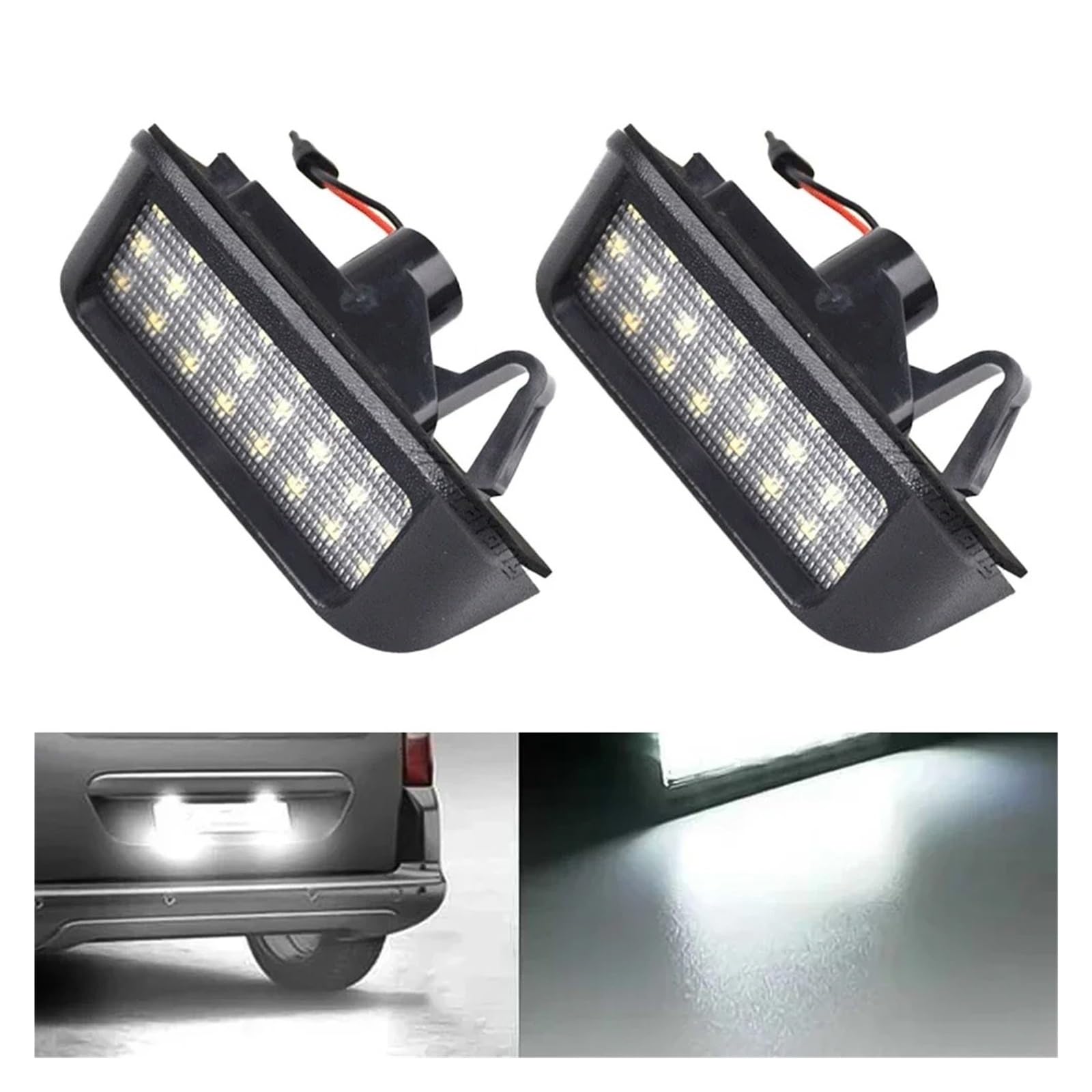 Éclairage Plaque Immatriculation Pour Peugeot Expert Partner Rifter LED Numéro Plaque D'immatriculation Lumières Lampes(1PCS)