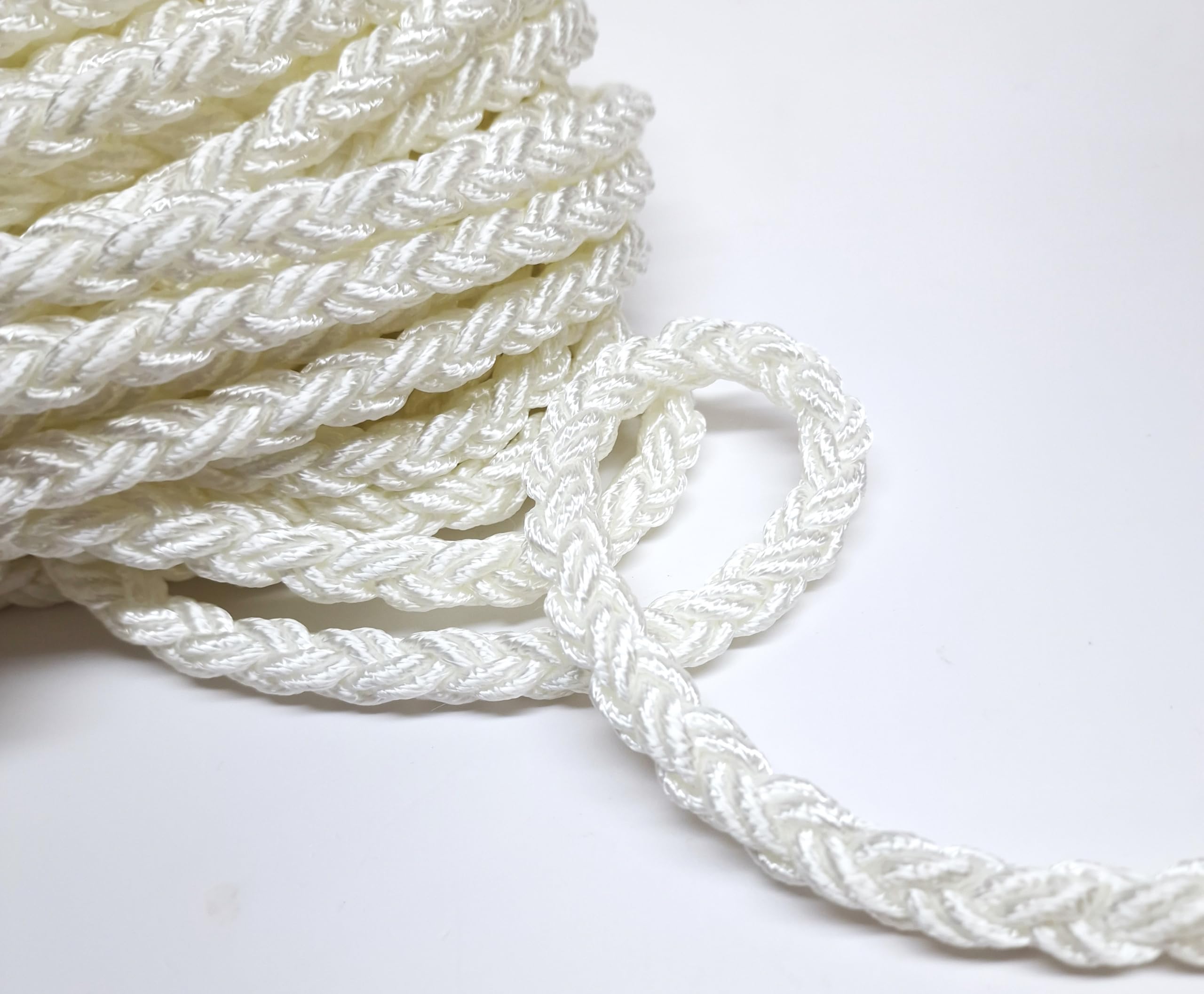 Nylon Anchor Mooring Marine Boat Rope 8 Plait Multiplait Octoplait 10mm 12mm 14mm 16mm (14mm 15mt)