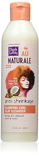 Productos para el cabello rizado de SoftSheen-Carson Dark and Lovely Au Naturale Au Naturale - Limpiador de arcilla aglutinante, con aceite de argán