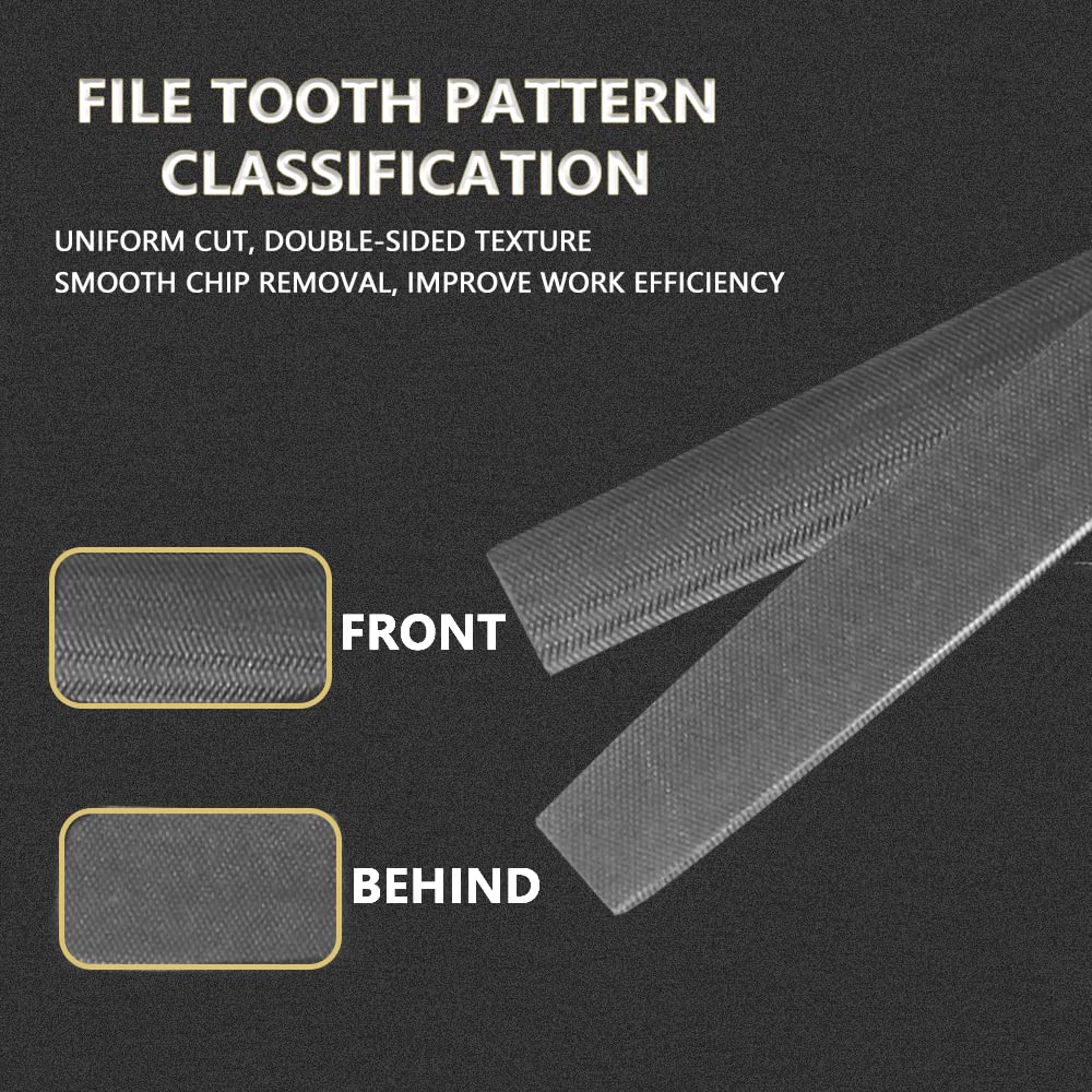 KALIM Hand Files - High Carbon Steel Files -4