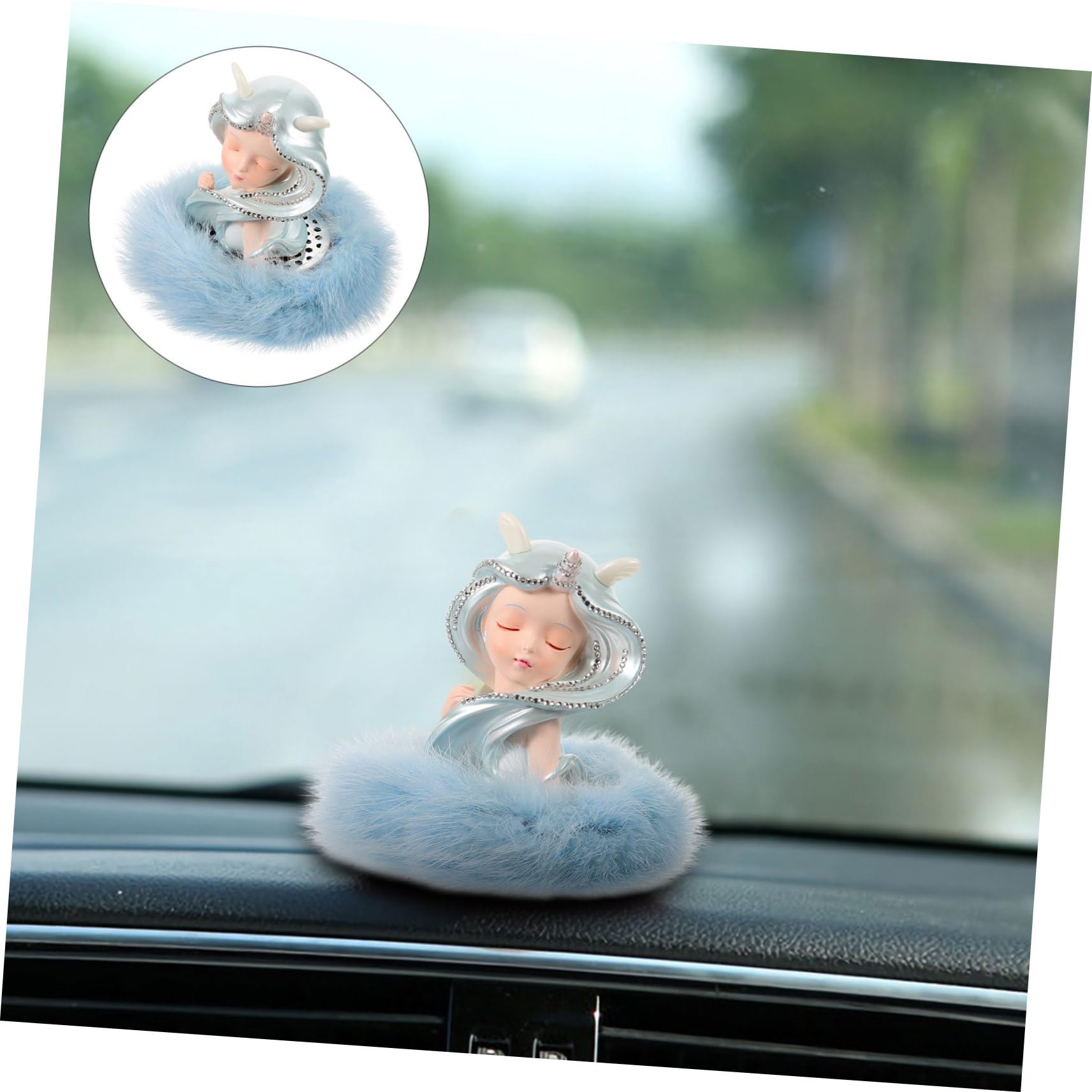 Zerodeko Decorazione Profumante Per Auto Forma Di Angelo Ornamento Per Interni Auto Accessorio Per Deodorante