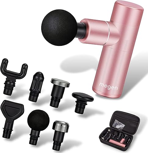 Miniatura 1 de MEGEN Mini pistola de masaje portátil y ligera de tejido profundo, para hombres, mujeres atletas, pistola de masaje muscular de percusión cuello,