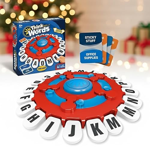 Interactive Word Game for Family, Board Games with 24-Letter Board