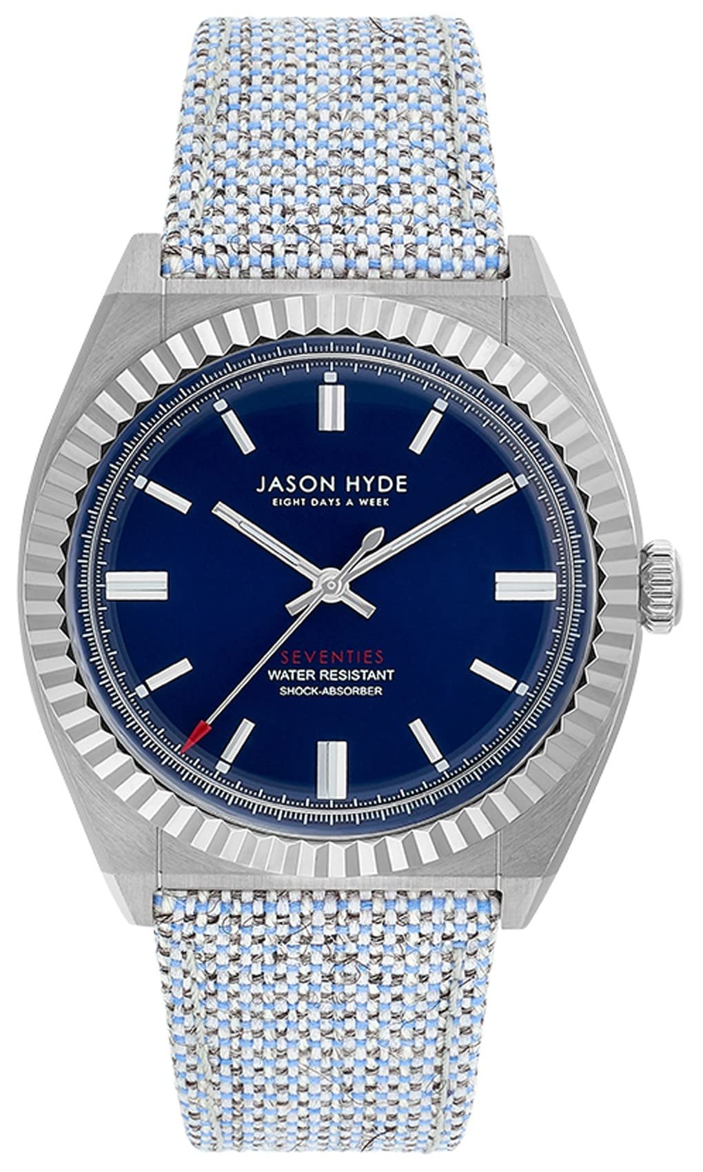 Jason Hyde uno orologio Donna Analogico Al quarzo con cinturino in tessuto JH10004