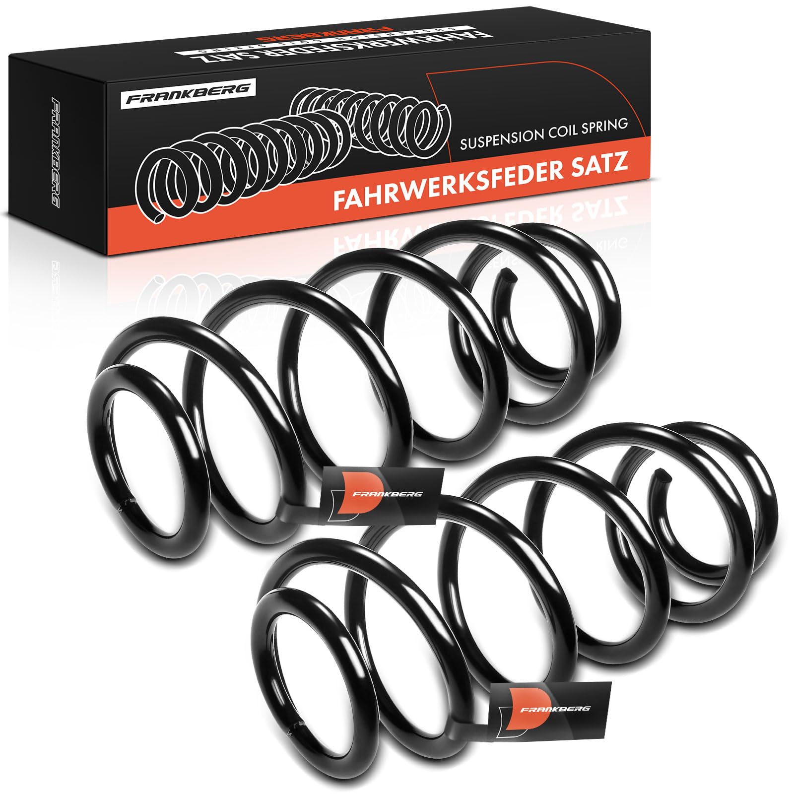 Frankberg 2x Muelles de chasis Muelles de suspensión Compatible con A4 8D2 P.a.s.s.a.t Variantee 3B5 A4 Avant 8D5 P.a.s.s.a.t Variantee 3B6 P.a.s.s.a.t 3B2 Replace# 8D0411105AQ