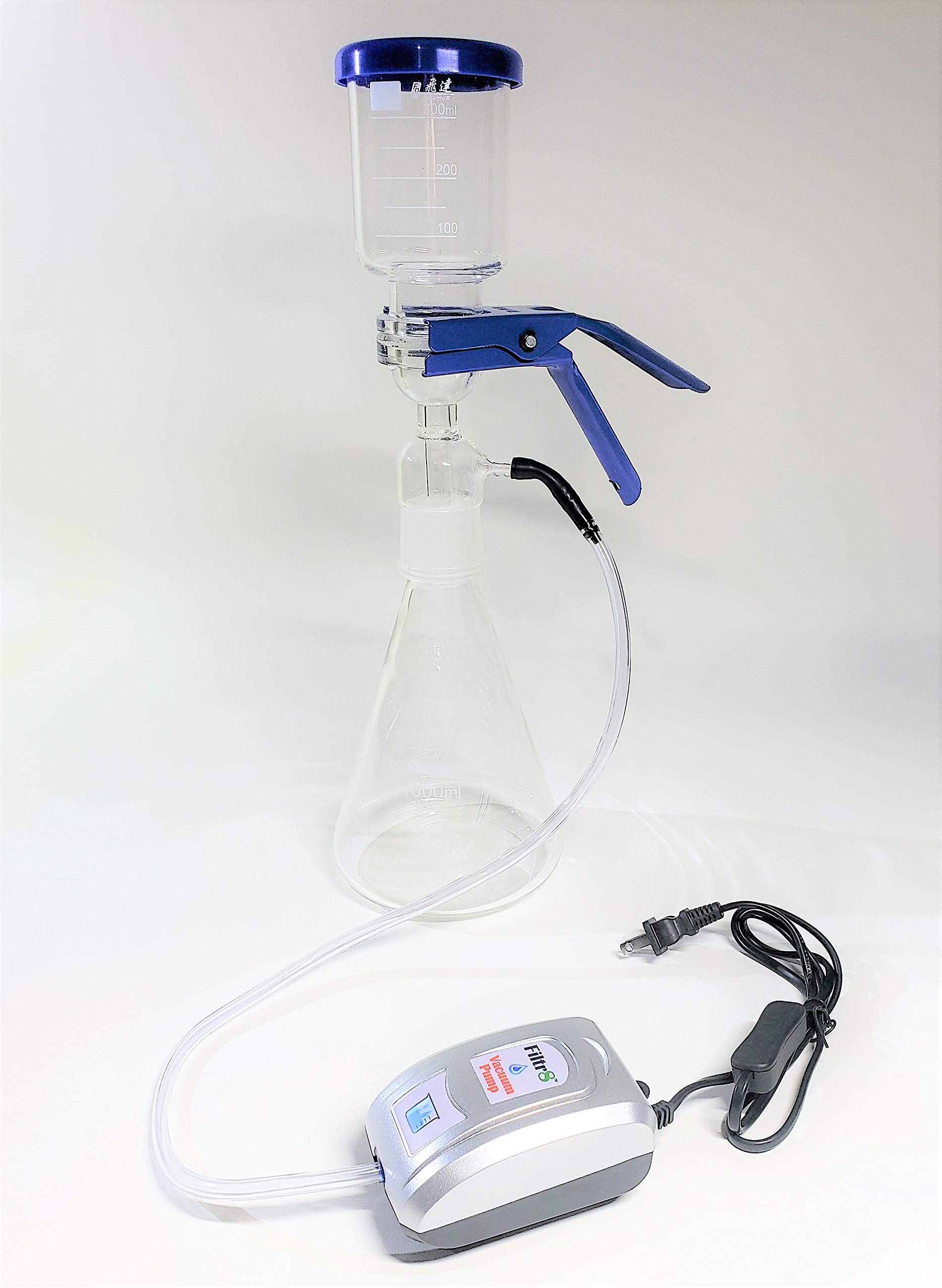 Lab Filtration Flask Kit with Filtr8 Vacuum Pump (1000ml)
