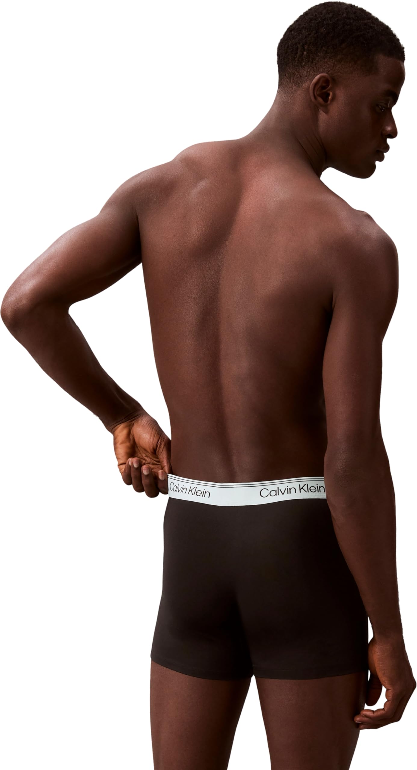 Calvin Klein Herren-Boxershorts, 3er-Pack, Stretch-Baumwolle, sichtbarer Gummizug, Logo, Artikelnummer U2662G
