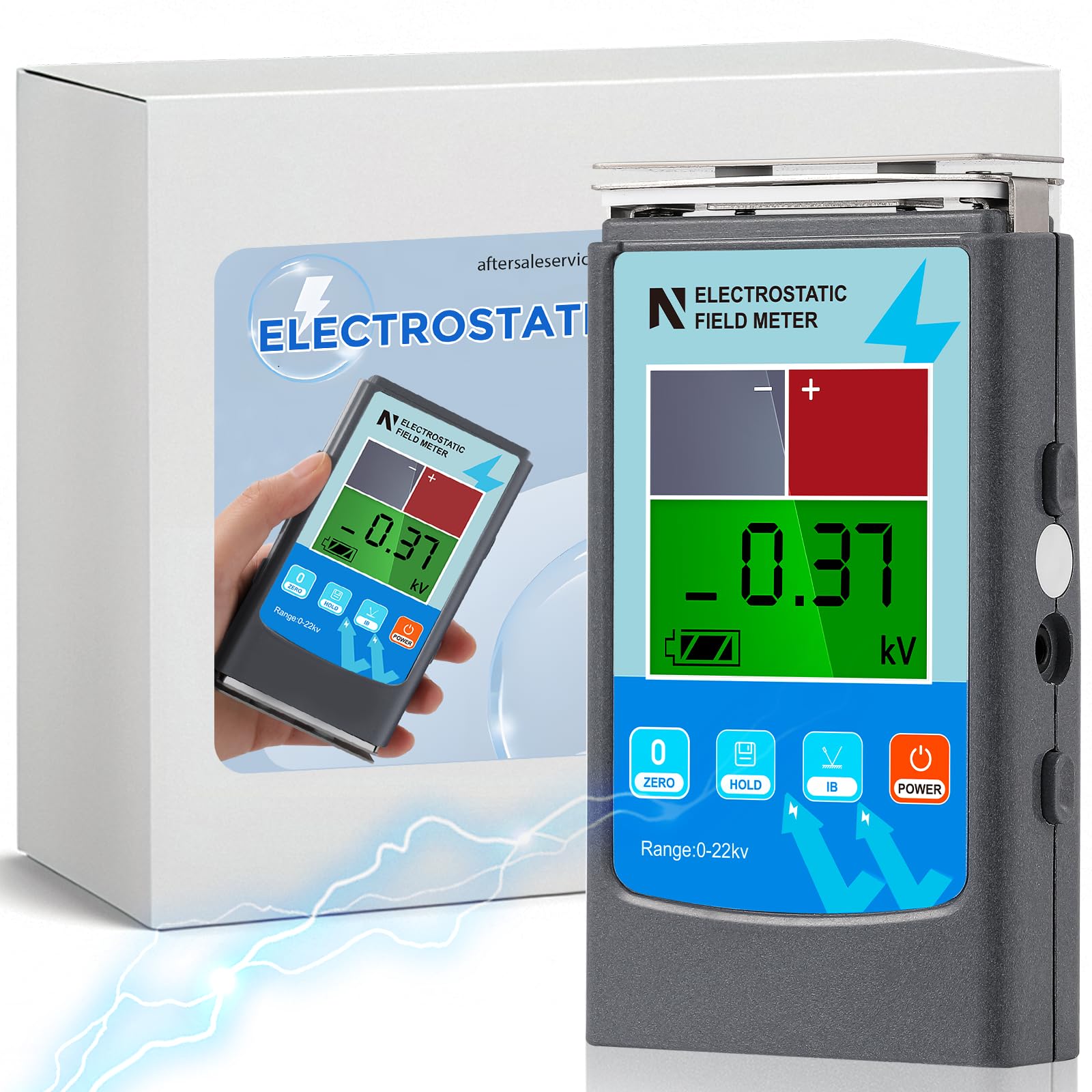 NEWTRY electrostatic tester FMX003 static electricity tester static field tester lonizer tester
