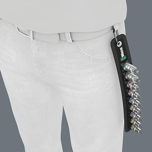 Miniatura 8 de Wera 05003972001 Belt B 3 TORX HF Zyklop juego de llaves con función de sujeción, unidad de 38 pulgadas, 9 piezas