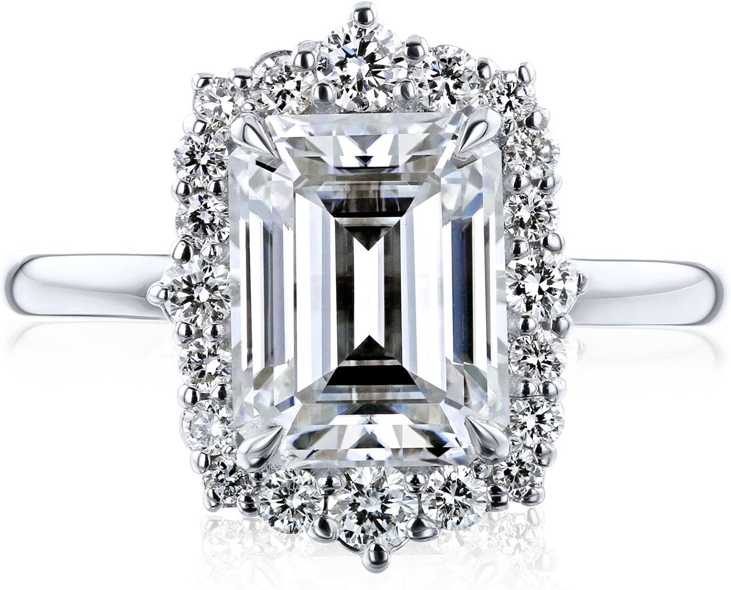 Kobelli 2.8 ct tw Kobelli Moissanite (GH/VS) Elizabeth Engagement Ring