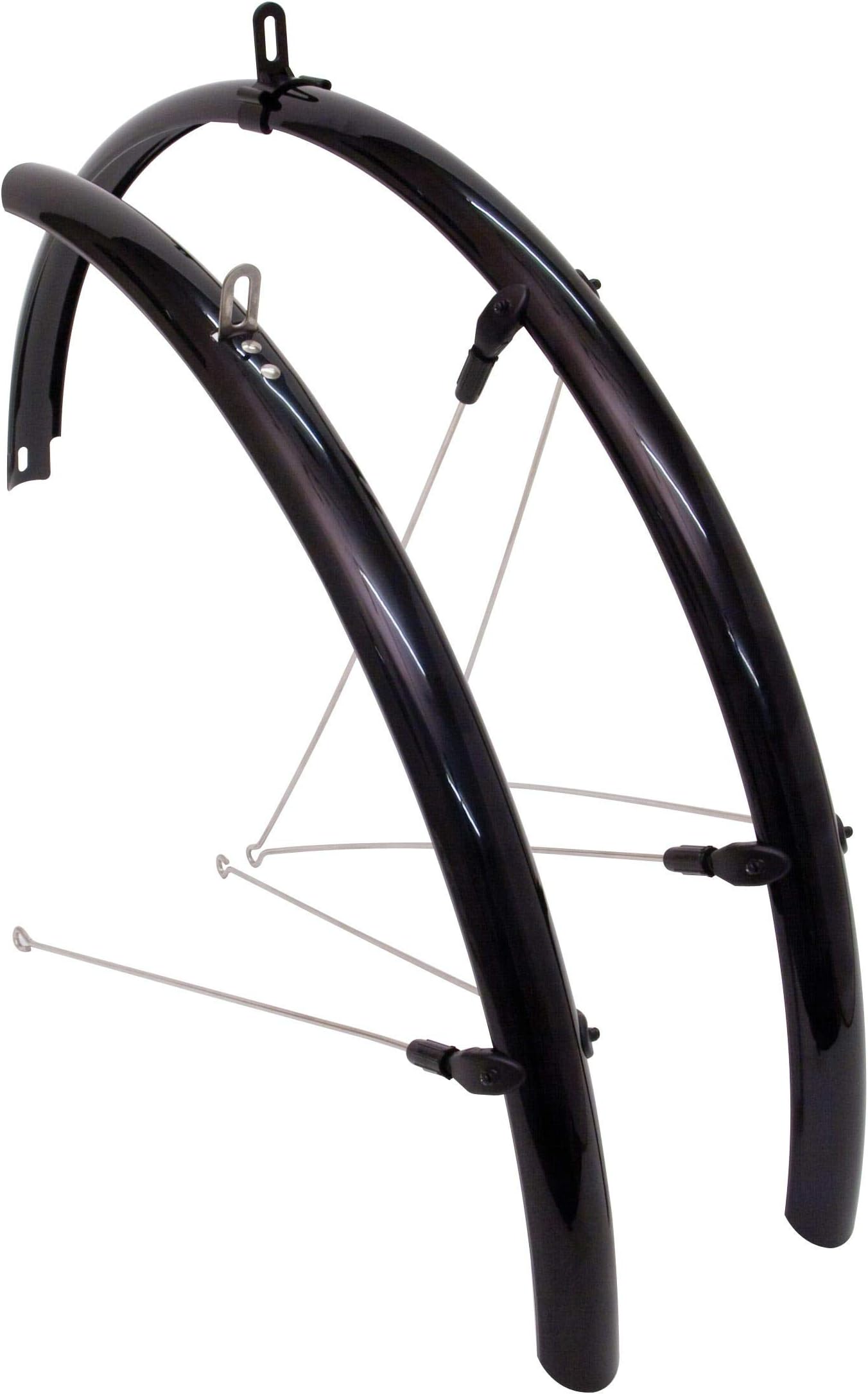 ETC Trekking Full Length Mudguard Set - Silver (700 x 38-45 mm)