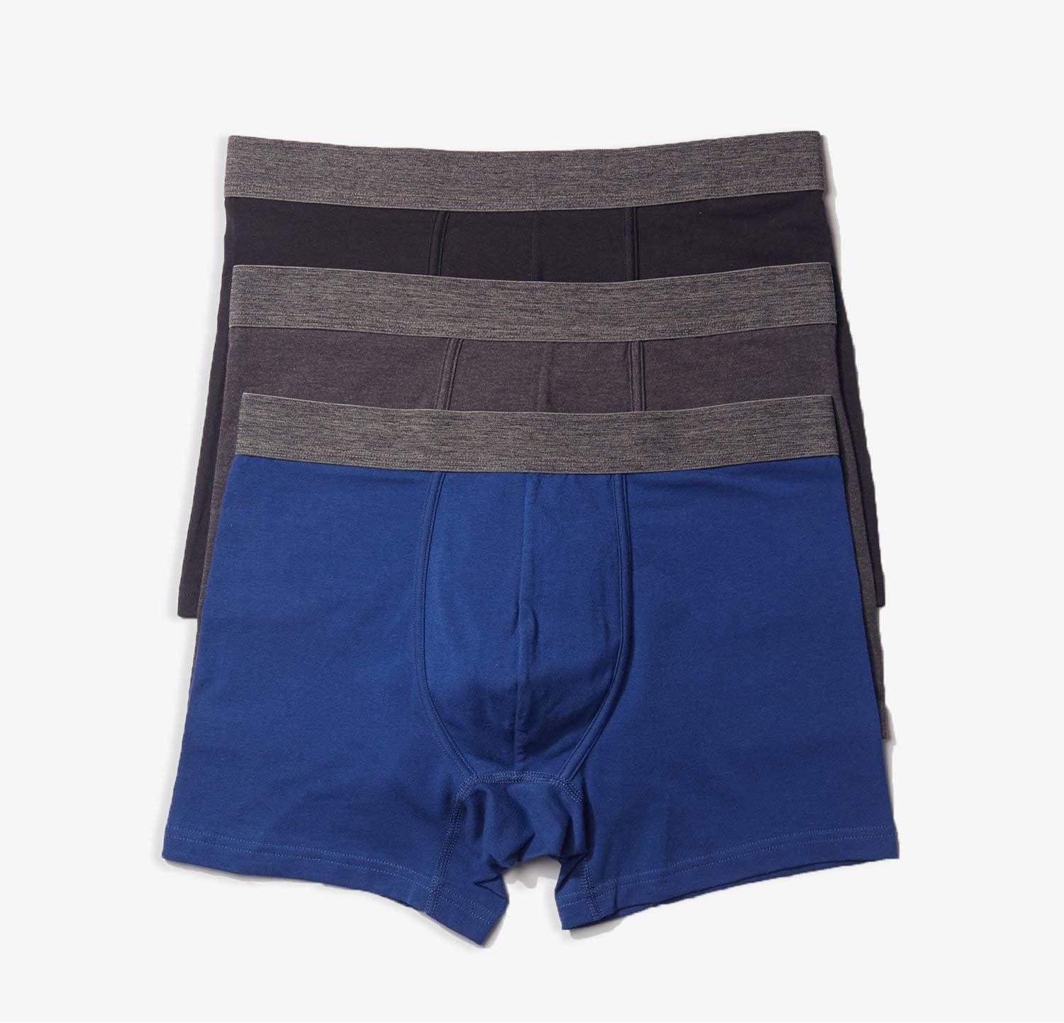 Basic Outfitters Boxer Briefs Men’s Stretch Jersey No Ride 3-Pack