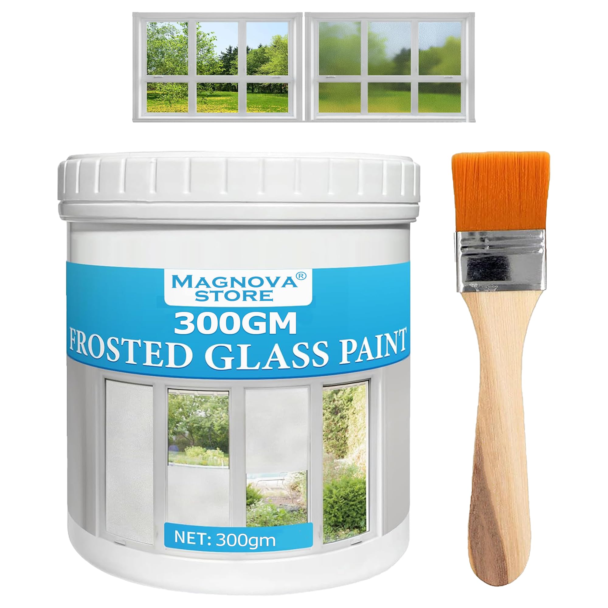 Frosted Glass Paint - Privacy & Light Control -1
