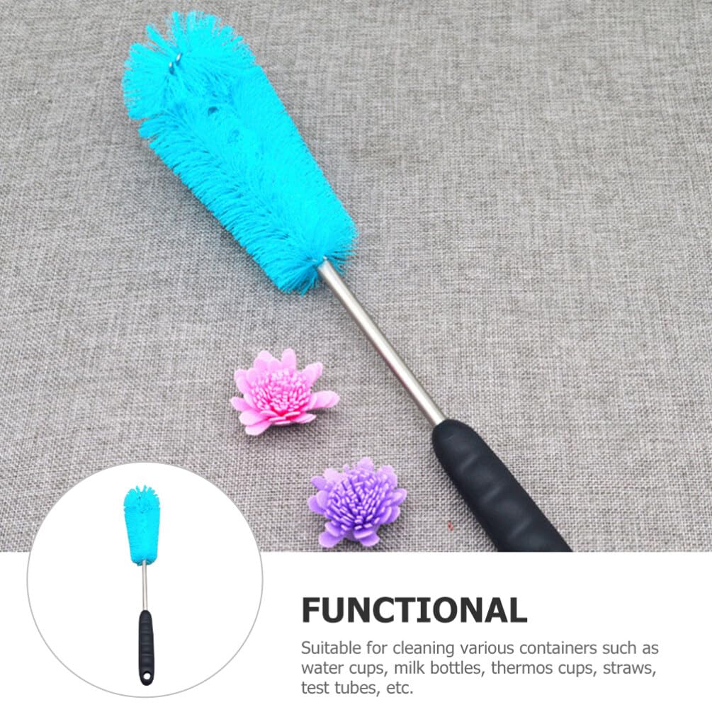 VILLCASE Cleaning Brush with Long Handle, Scrubbing Brush Water Bottle Cleaner for Baby Bottles, Sports Bottle, Glassware, Coffee Mugs