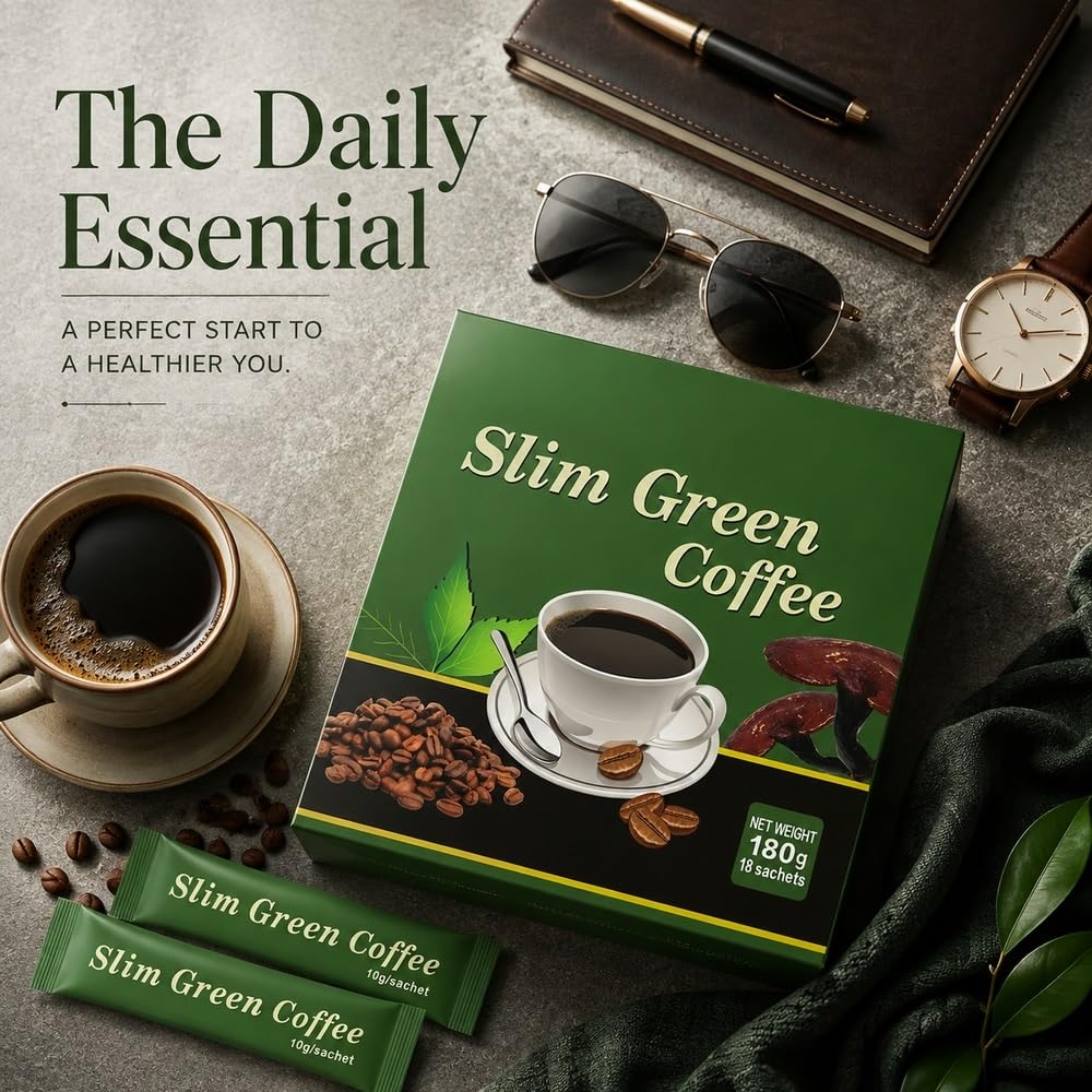 Grüner Kaffee-Instantgetränk, 18 Beutel