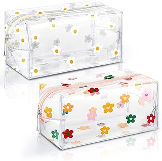 Amylove Paquete de 2 bonitas bolsas de maquil...