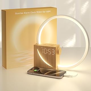 Vivilumens Sunrise Alarm Clock Sound Machine Nightlight, Gradual Wake Up...