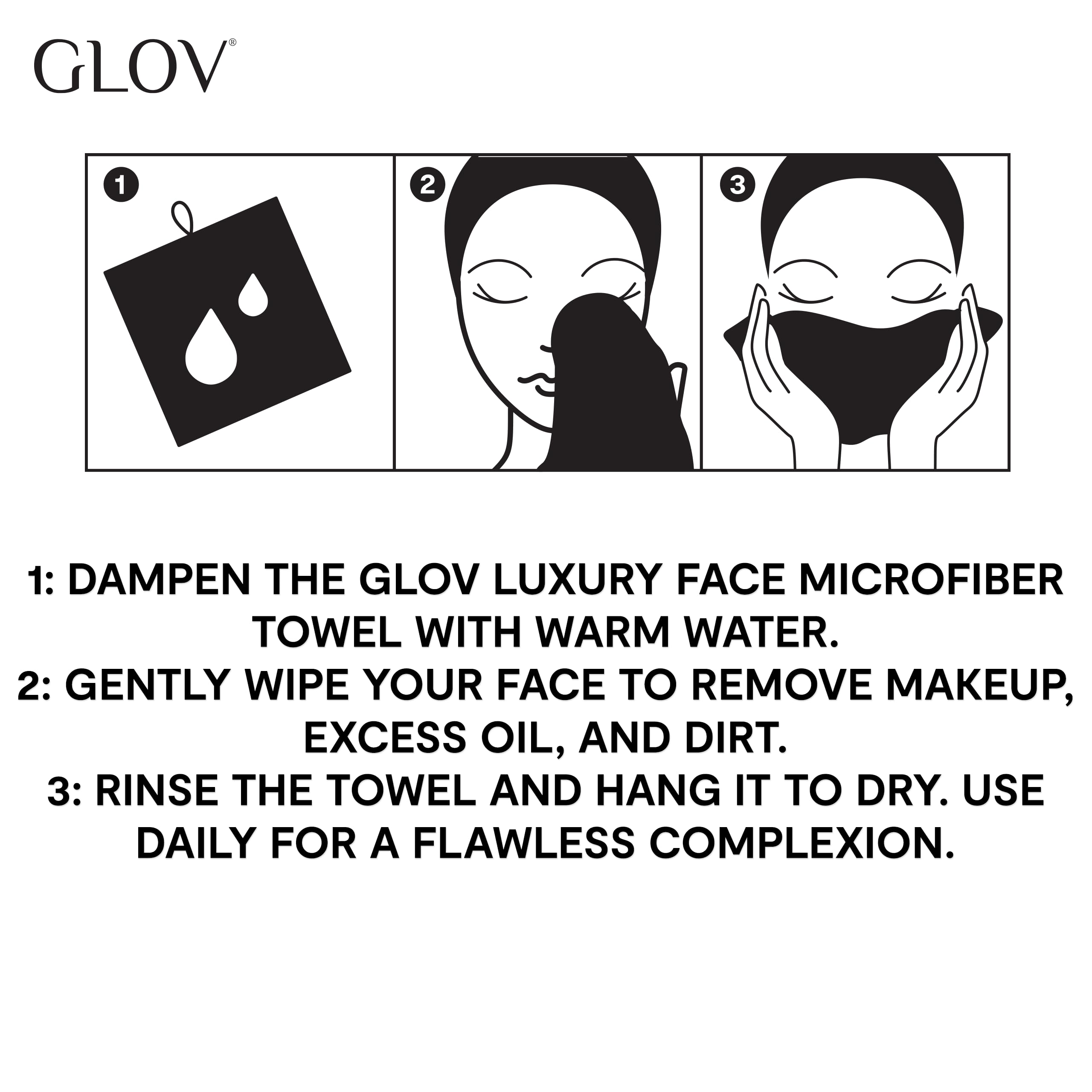 GLOV Bundle Bellezza Naturale Panni e Spazzola per Corpo