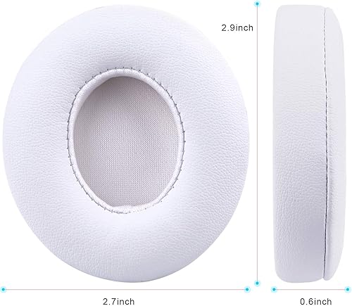 Miniatura 5 de Almohadillas de repuesto profesionales, almohadillas compatibles con auriculares inalámbricos Beats Solo 2 y Solo 3, piel de proteína suave, espuma