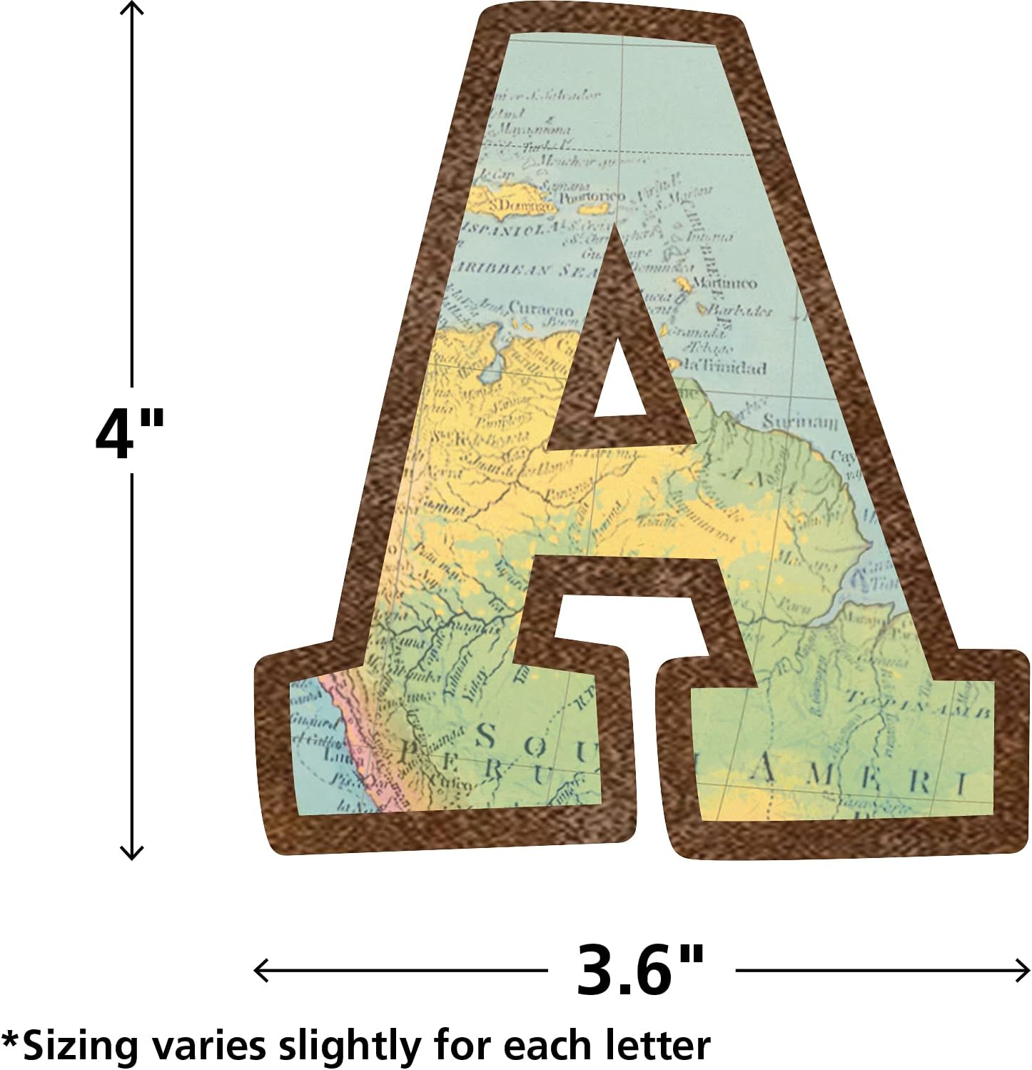 Teacher Created Resources Travel The Map Bold Block 4" Letters Combo Pack (TCR8575)
