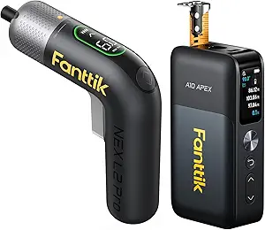 Fanttik L2 Pro Electric Screwdriver & Fanttik A10 Apex 3-in-1 Digital Laser Tape Measure with HD Color Display