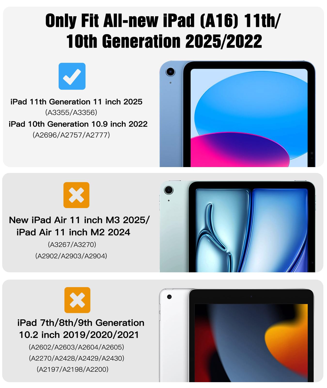 TiMOVO Cover Custodia Compatibile con iPad (A16) 11 Generazione 11 Pollici 2025/iPad 10 Generazione 10,9" 2022, Retro in PC Rigido Semi-Trasparente, Funzione di Auto Sveglia/Sonno, Grigio Metalizzato
