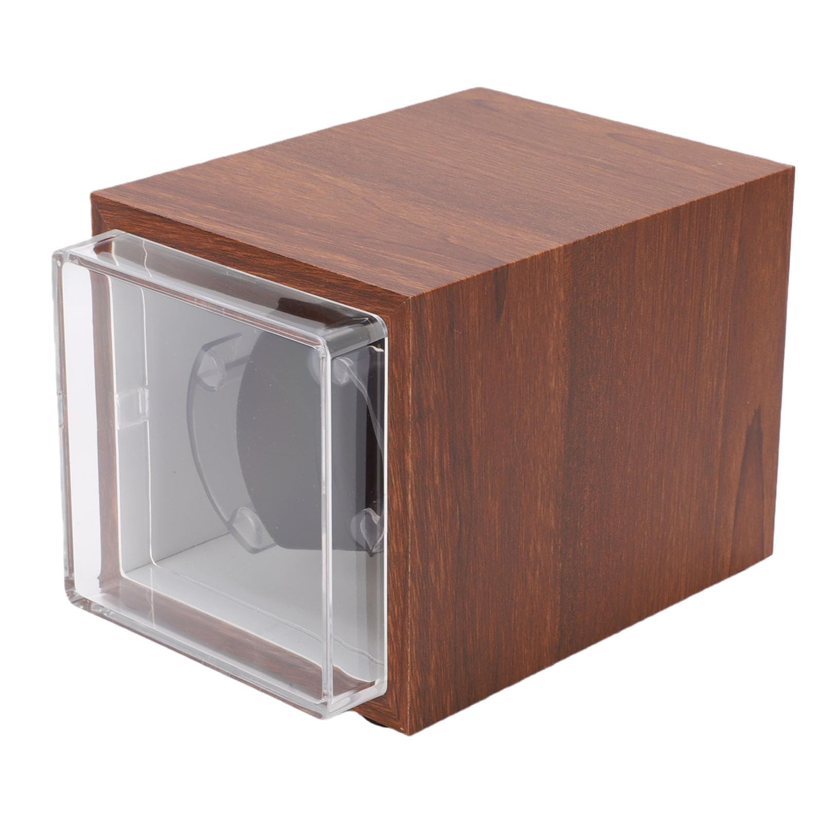 Ejoyous Caricaorologi Automatico, Caricaorologi Meccanico Silenzioso in ABS con 5 Direzioni di Rotazione, Cassa Singola Antimagnetica a Doppia Alimentazione per Display da Ufficio Domestico