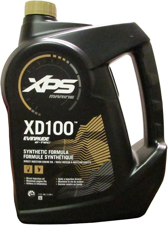 Johnson Evinrude/OMC OEM XPS Marine XD100 Oil Gallon 0779711, 779711, 0764357 Johnson Evinrude/OMC OEM XPS Marine XD100 Oil Gallon 0779711, 779711, 0764357