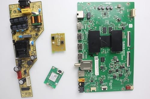 Kit de reparación de televisión para TCL 55S433 con placa principal de TV + fuente de alimentación + TCon + cables