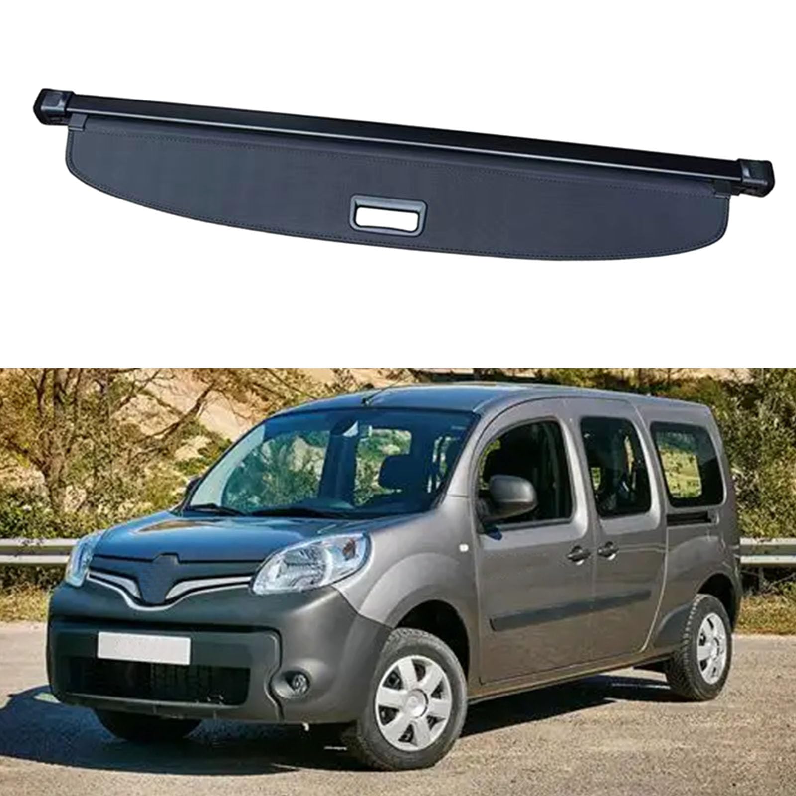 SXLGDW Car Retractable Rear Trunk Parcel Shelf,Compatible with Renault Express,Car parts