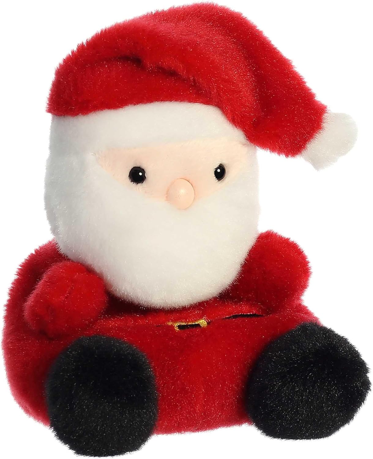 Aurora® Adorable Palm Pals™ Santa Stuffed Animal - Fun Collectible Plush for Kids and Adult Collectors - Perfect for Decorating Rooms and Birthday Gifts - Red 4.5 Inches - Image 2