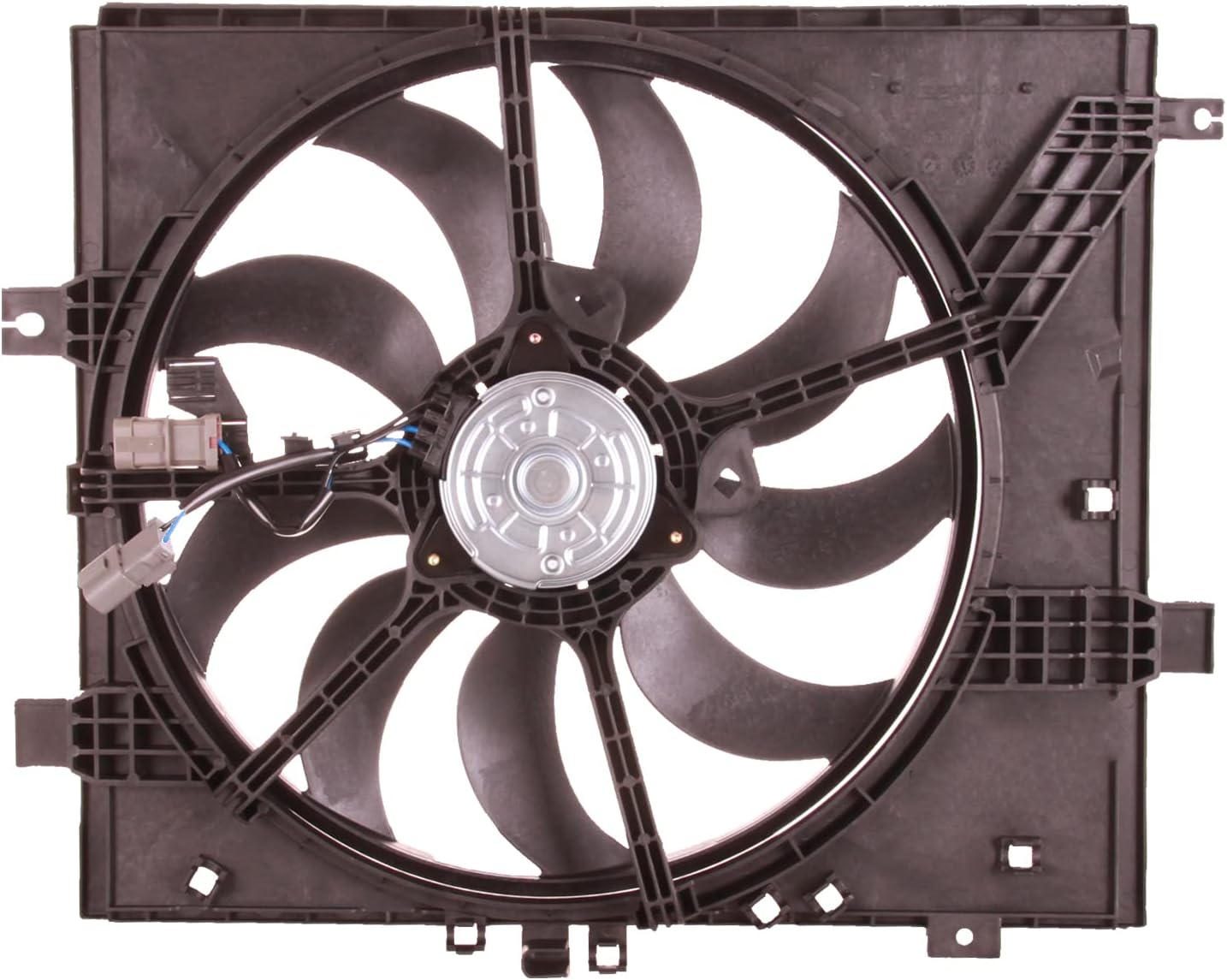 TYG Engine Cooling Fan Assembly Compatible with 12-19 Nissan Versa 1.6L, 14-19 Versa Note 1.6L NI3115143 | 214813AB3A