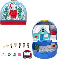 Polly Pocket x Peanuts Collector Compact, Micro Dolls and…
