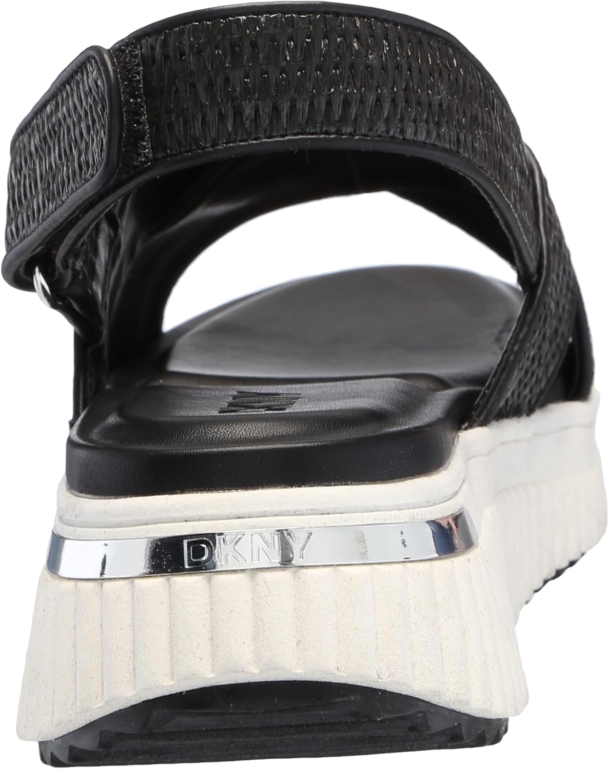 DKNY Women's Malai Woven Crisscross Slingback Platform Sandal