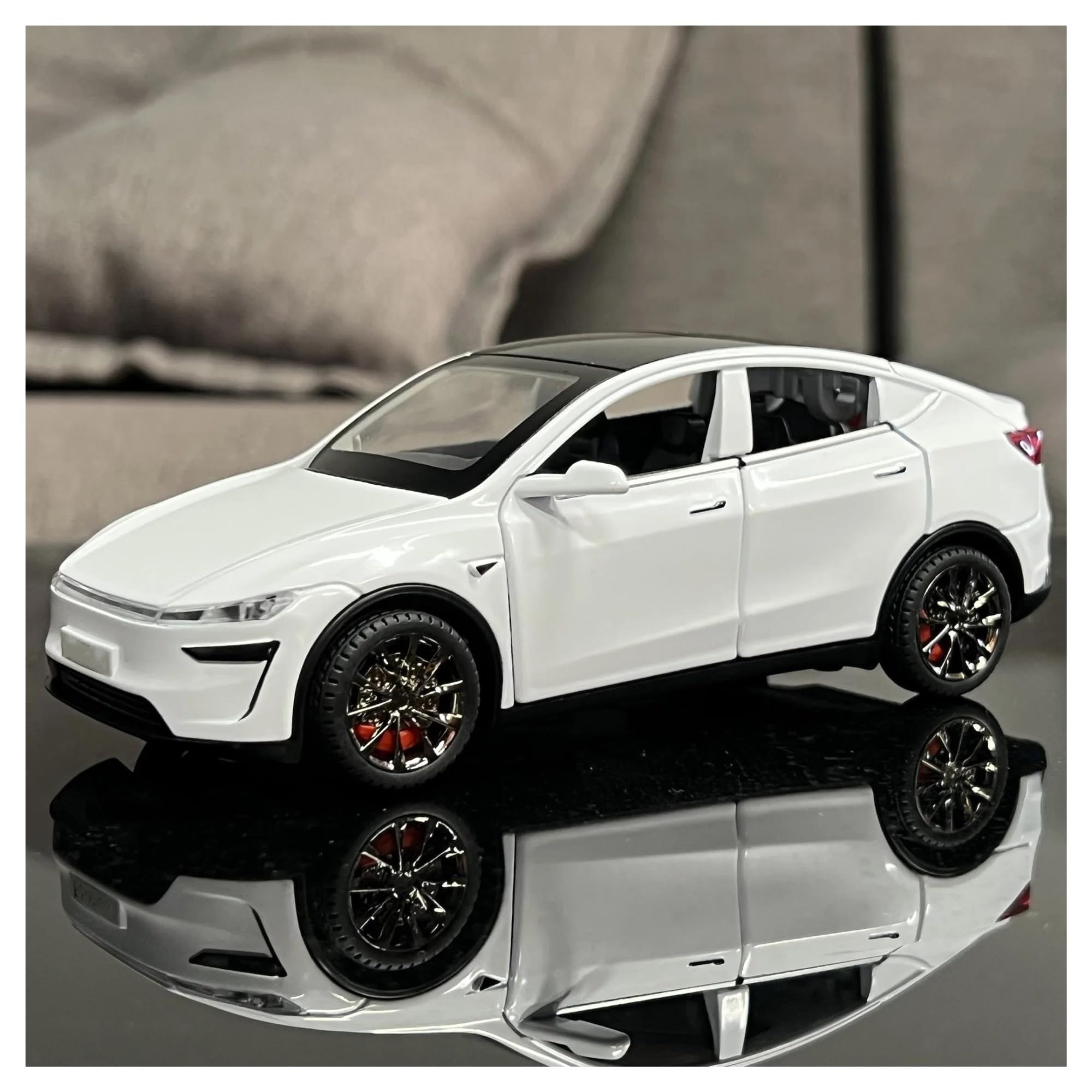 MOCALUX Scale Die-Cast Model Car For Tesla For Model Y Diecast Model Car