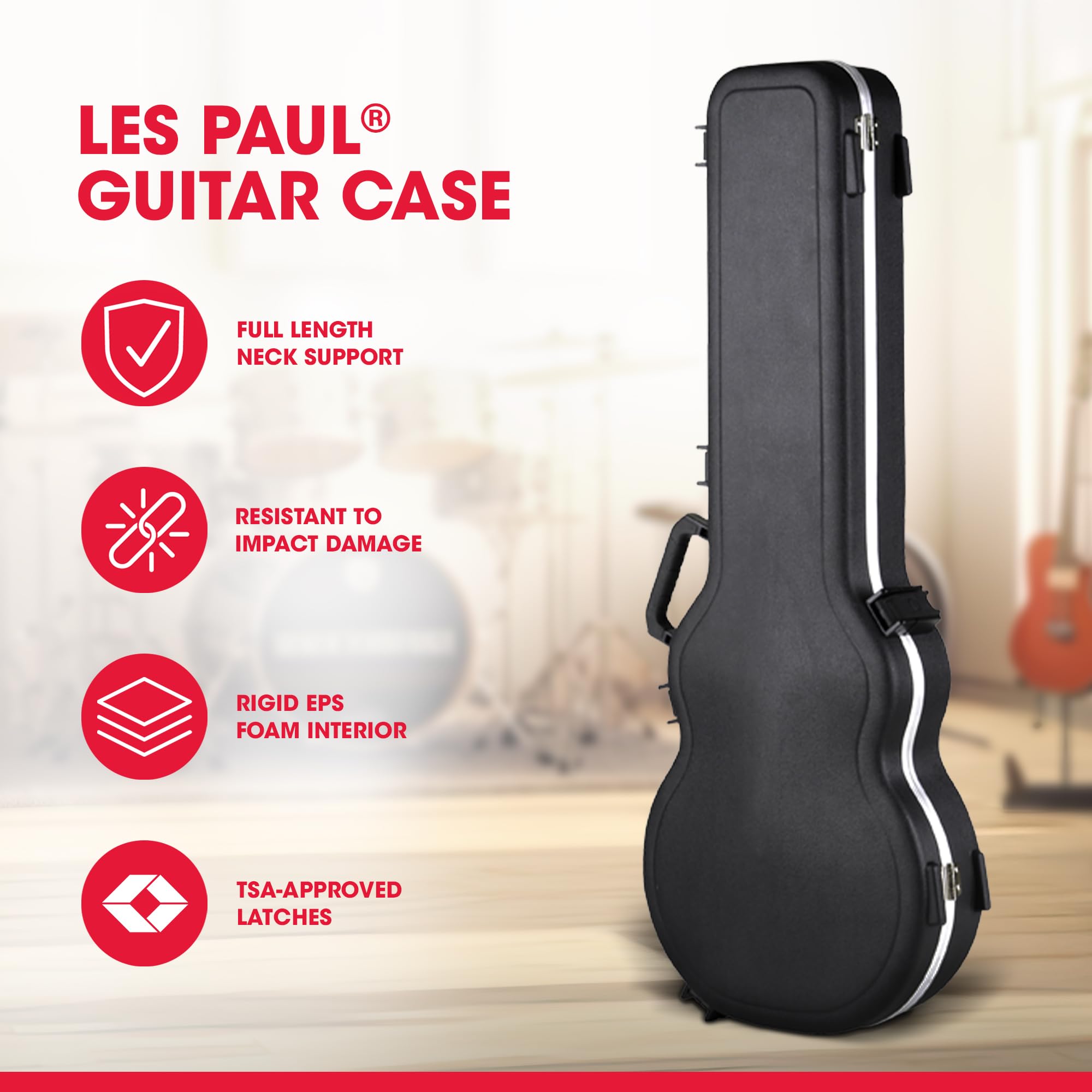 Amazon | SKB 56/LP CASE レスポール用ハードケース | エレキギター