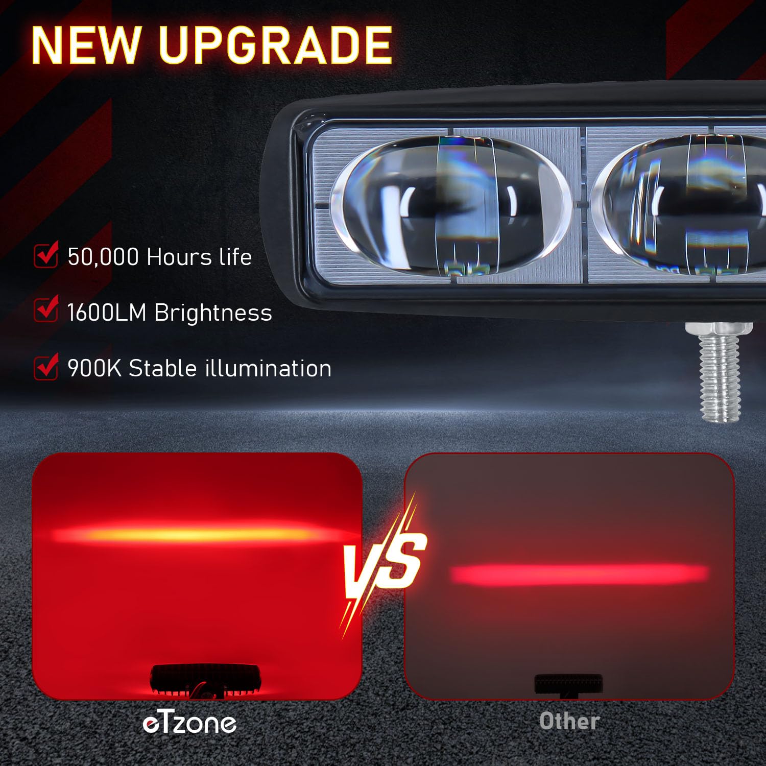 Forklift Safety Light LED Red Zone Warehouse Pedestrian Warning 10V-80V