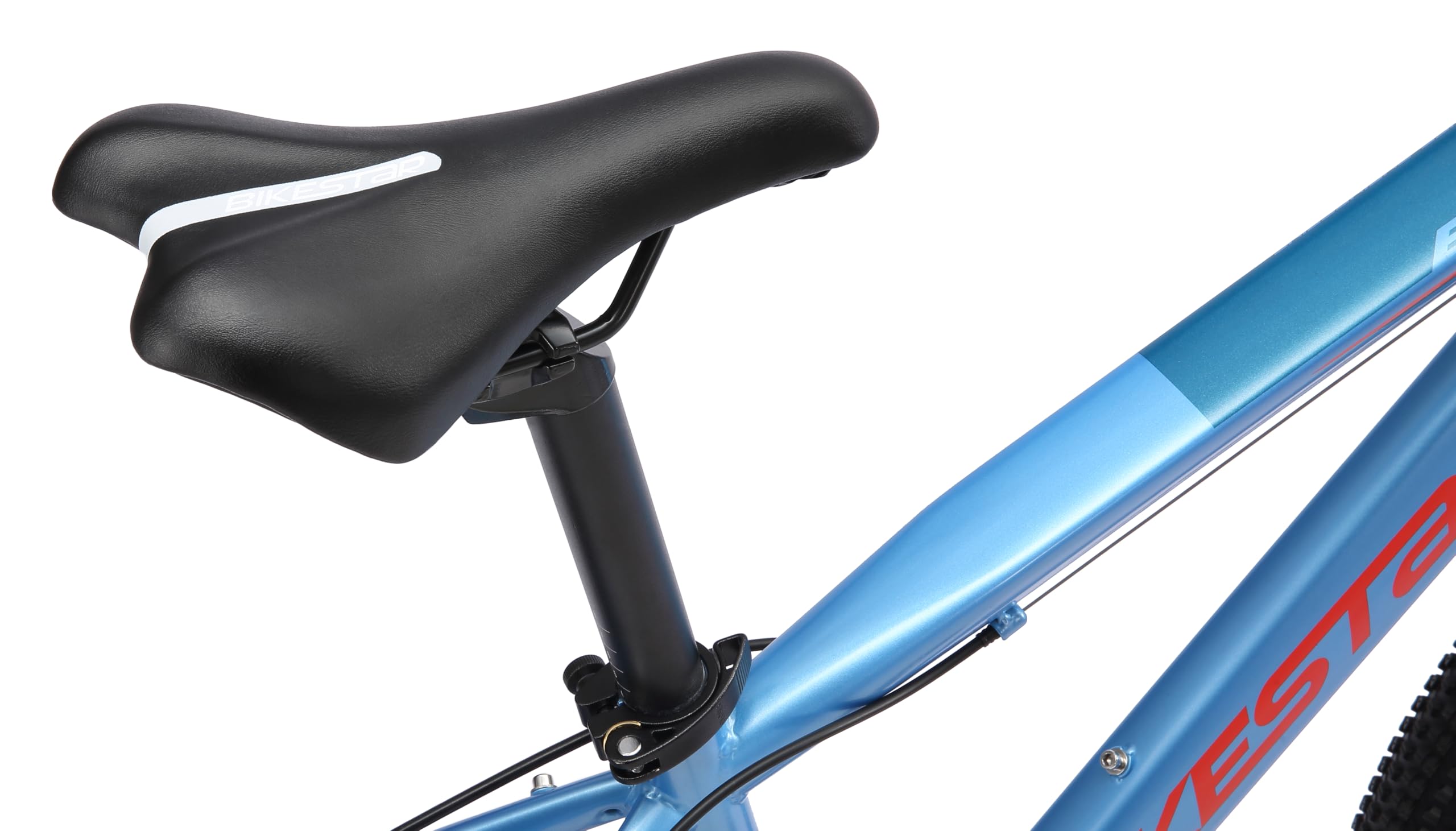 BIKESTAR MTB Mountain Bike 24" Alluminio per Bambini 8-12 Anni | Bicicletta Telaio 13 Pollici 21 velocità Shimano, Hardtail, Freni a Disco, sospensioni