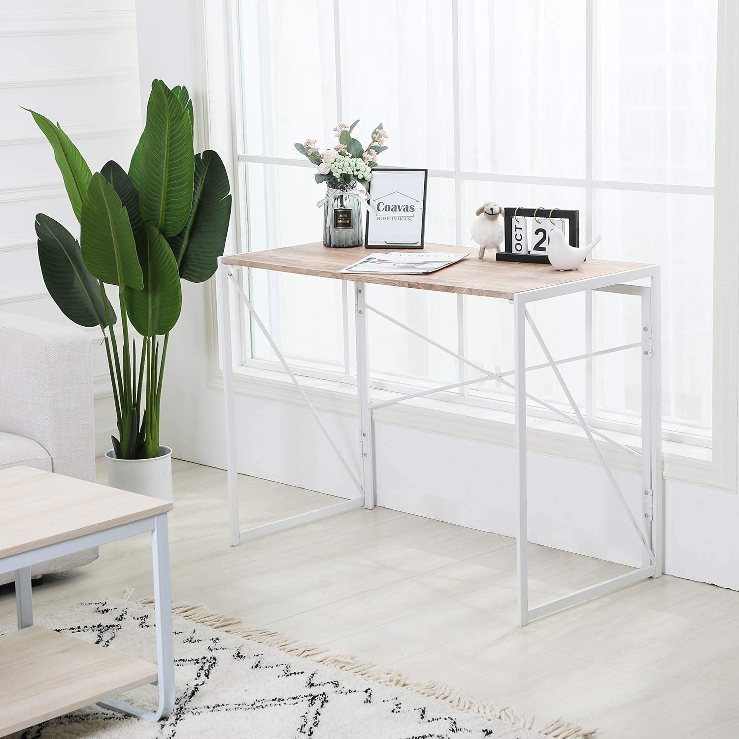 Buy Folding Computer Desk NoAssembly Simple Study Desk Writing Table