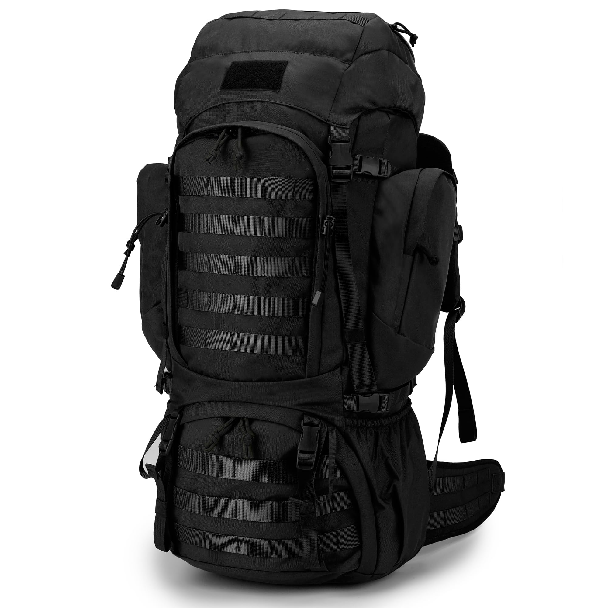 60L Tactical backpack Military Rucksack MOLLE Camping and Hiking Backpack High Capacity with Rain Cover for Trekking Mountaineering Hunting Traveling