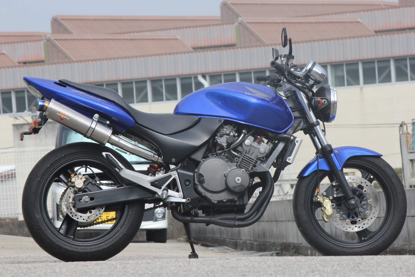 巧 ホンダ ホーネット250Aria チタン カール(TypeC)マフラー HORNET ADV Realize ホーネット250 バイクマフラー MC31 1996年