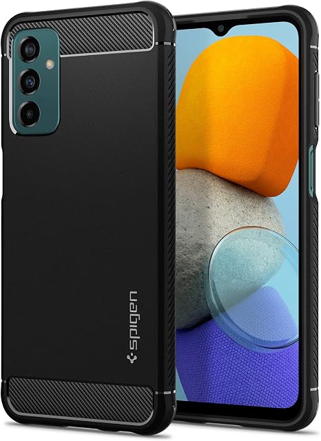 Spigen Rugged Armor Case Compatible with Samsung Galaxy M23 5G - Matte Black