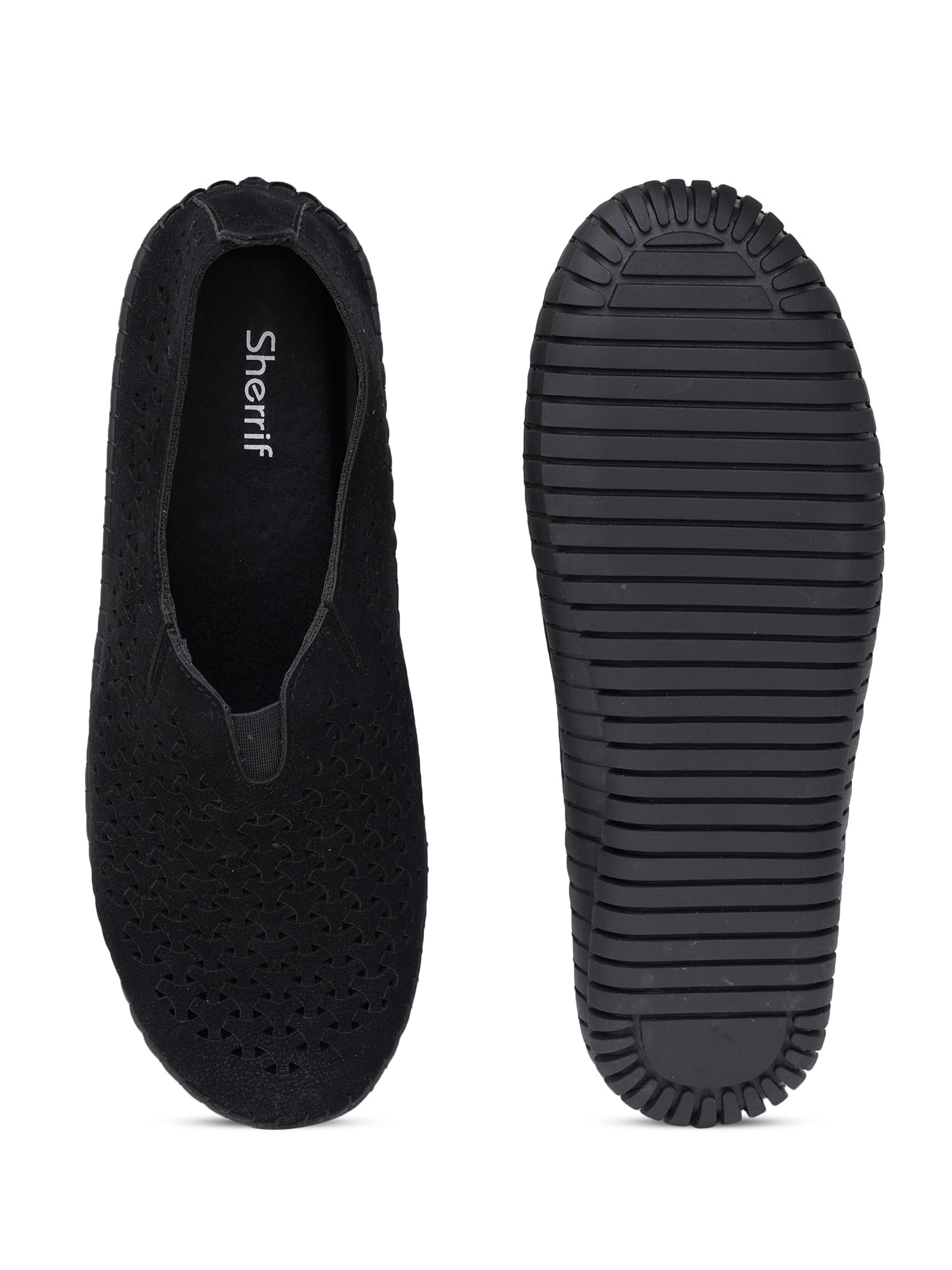 Women's Perforated Slip-On Casual Shoes | Lightweight Breathable Walking Loafers with Soft Sole for Daily Comfort-image-5