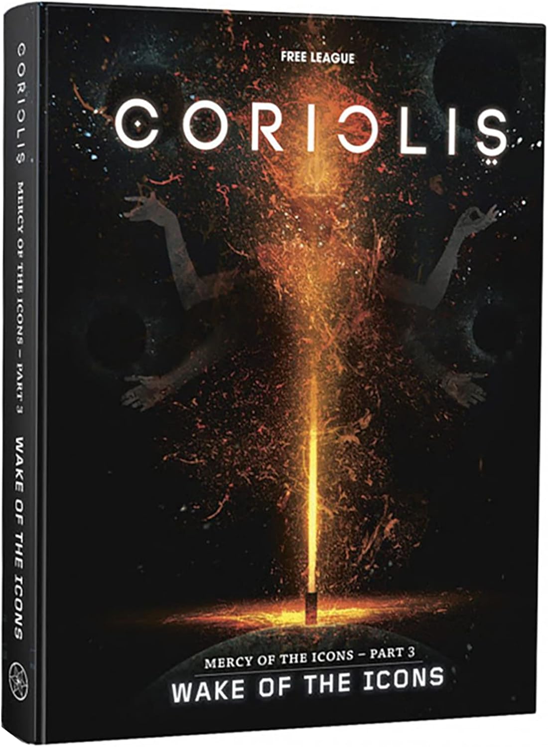 Free League Coriolis: Wake of The Icons - Expansion RPG Book, Final Installment, Softcover