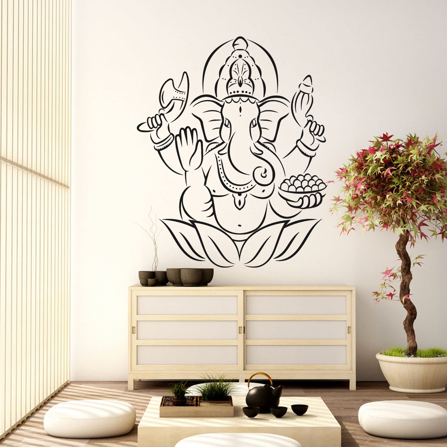 ARandNJ Stencils for Wall Painting Pack of 1 (Size:- 16X24 Inch) Pattern Theme - Ganpati Ji DIY Reusable Design Suitable for Home Wall Decor (B0BM6D66KN) Amazon Price History, Amazon Price Tracker