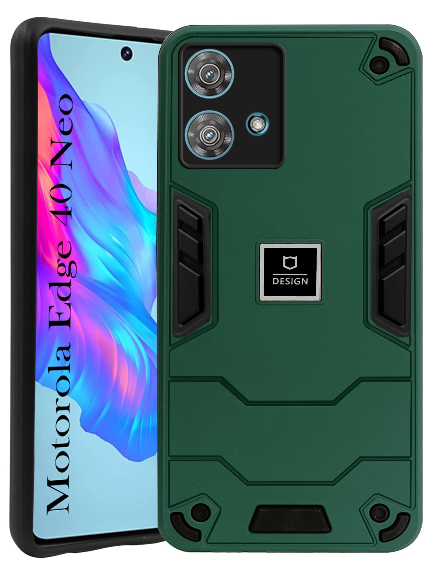 Jkobi Back Cover Case for Motorola Moto Edge 40 Neo (Lightweight Hybrid Shockproof Polycarbonate| Slim Green) (B0CQXCYKW4) Amazon Price History, Amazon Price Tracker