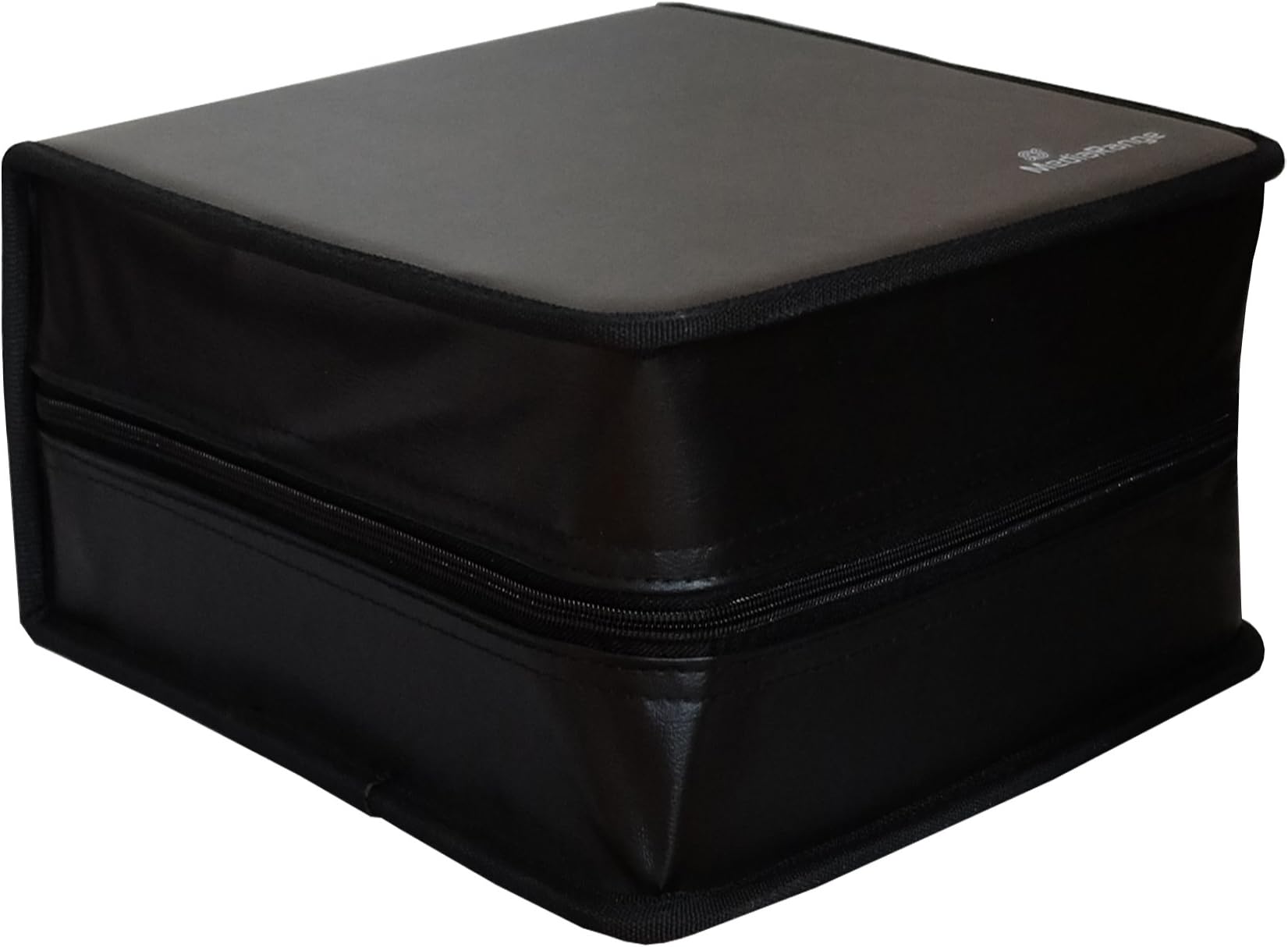 MEDIARANGE500 Disc Archive Folder Faux Leather Black