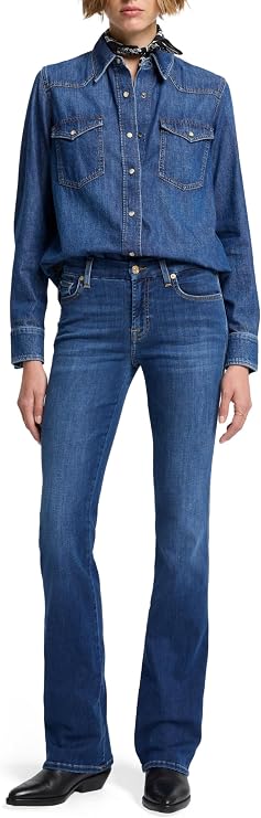 7 for All Mankind Women's Womens Kimmie Bootcut Jeans