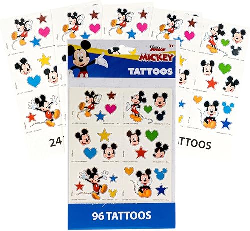 Miniatura 3 de Disney - Paquete de recuerdos de fiesta de Mickey Mouse para niños, 8 paquetes de juegos con mini libros para colorear, calcomanías para suministros